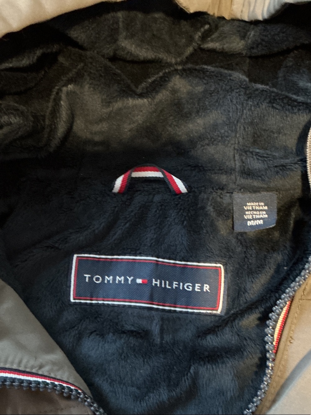 Tommy Hilfiger Men's Hooded Shell Jacket in Gray - Picture 2 of 4